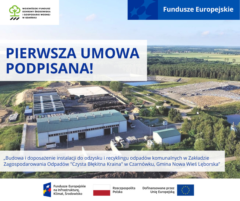 Krok milowy w rozwoju Zakładu Zagospodarowania Odpadów „Czysta Błękitna Kraina”!